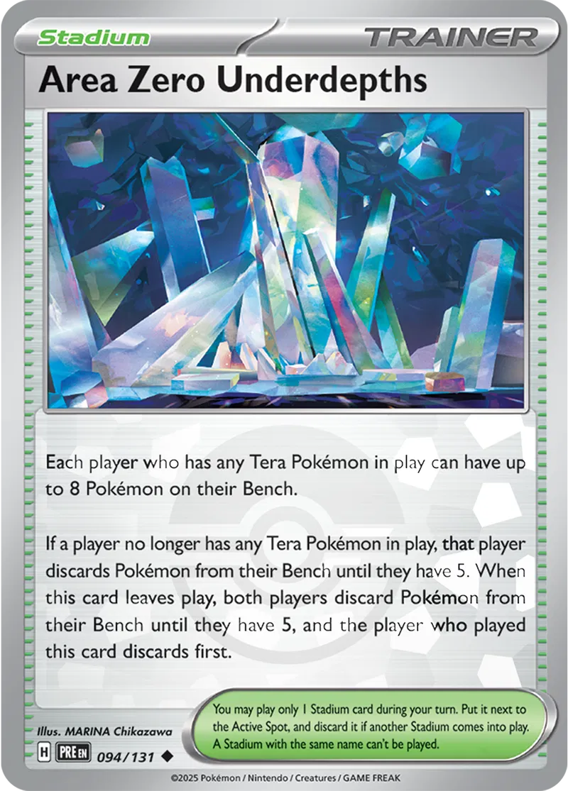 Area Zero Underdepths Poke ball Holo